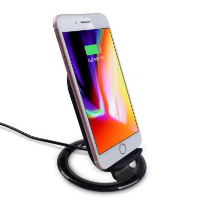 Best Seller Qi Wireless Charger holder Fast Wireless mobile phone Charger phone Stand for iphone 11 pro